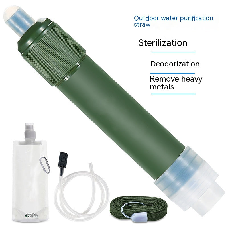 Filterwell™ Portable Water Filter Straw – Outdoor Water Purifier