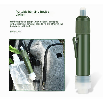Filterwell™ Portable Water Filter Straw – Outdoor Water Purifier