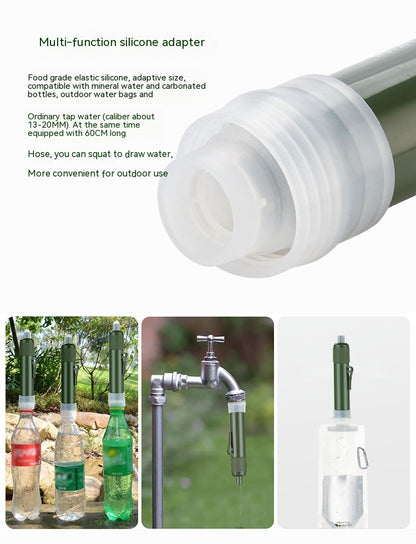 Filterwell™ Portable Water Filter Straw – Outdoor Water Purifier