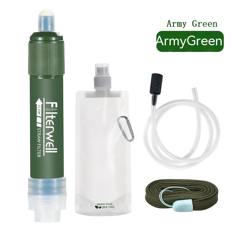 Filterwell™ Portable Water Filter Straw – Outdoor Water Purifier